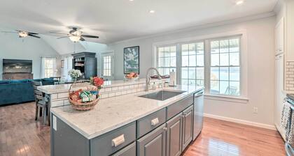Country-Chic Home w/ Fire Pit, Steps to Lake!