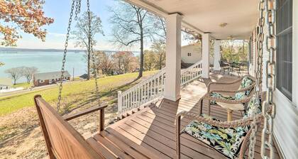 Country-Chic Home w/ Fire Pit, Steps to Lake!