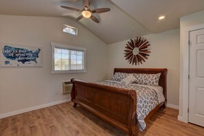 1 bedroom, iron/ironing board, travel crib, free WiFi
