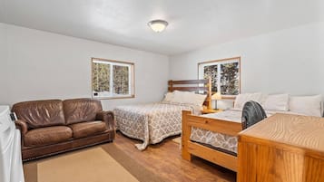 2 bedrooms, iron/ironing board, travel crib, WiFi