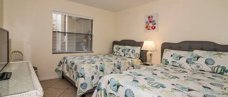 2 bedrooms, travel crib, WiFi, bed sheets