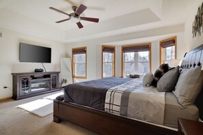 5 chambres, bureau, fer et planche à repasser, Wi-Fi gratuit