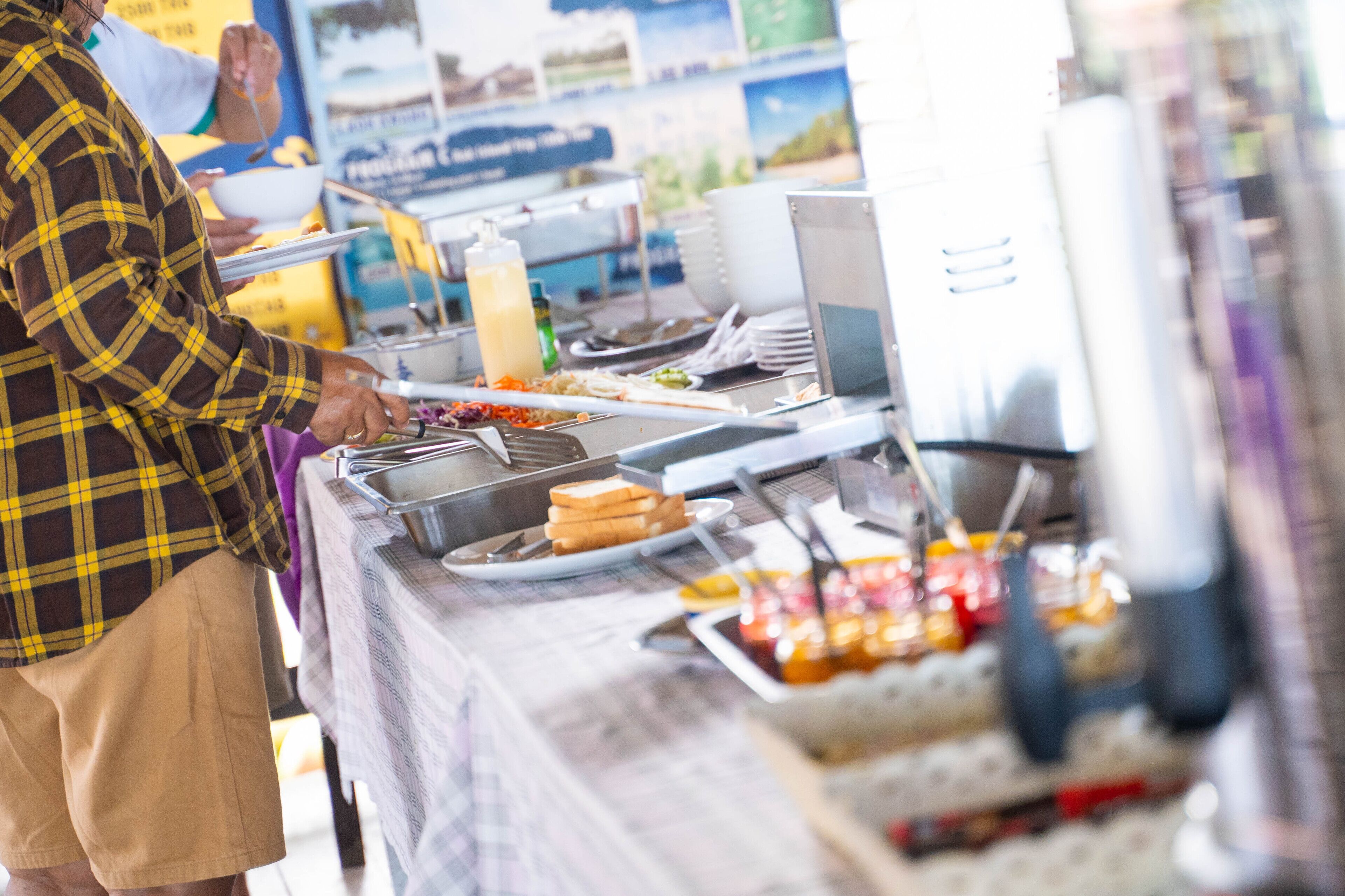 Petit déjeuner buffet compris tous les jours