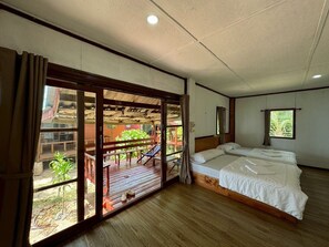 Family Quadruple Room, 2 Queen Beds, Air conditioning, Resort View | Terrace/patio