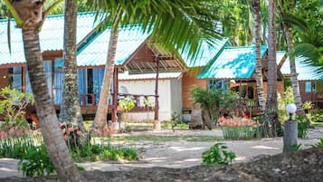 Family Quadruple Room, 2 Queen Beds, Air conditioning, Sea View | Desk, laptop workspace, blackout curtains, soundproofing