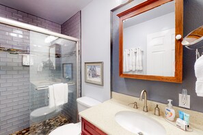 Hårtørrer, håndklæder