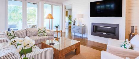 TV, fotballspill og stereoanlegg