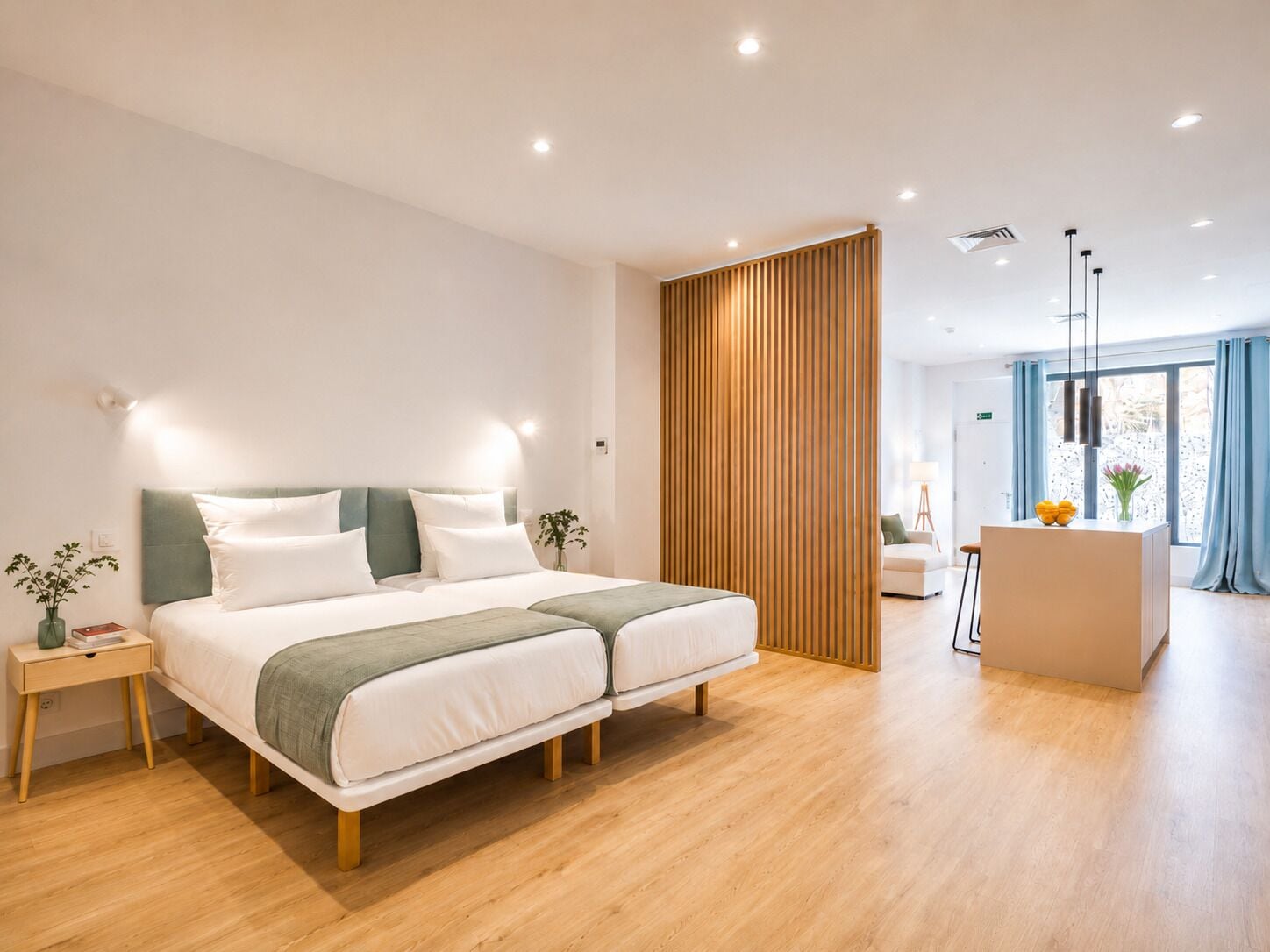 Family Suite | Premium bedding, down comforters, memory foam beds