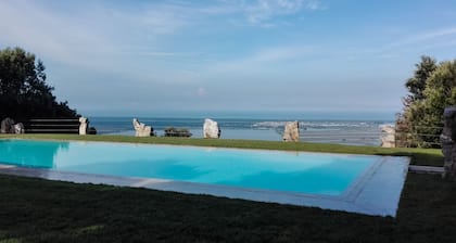 House Gelsomino in Tuscany (LUCCA) with Pool, garden and spectacular sea view