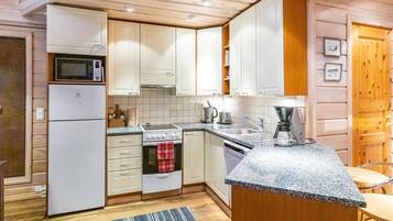 Fridge, microwave, dishwasher, highchair