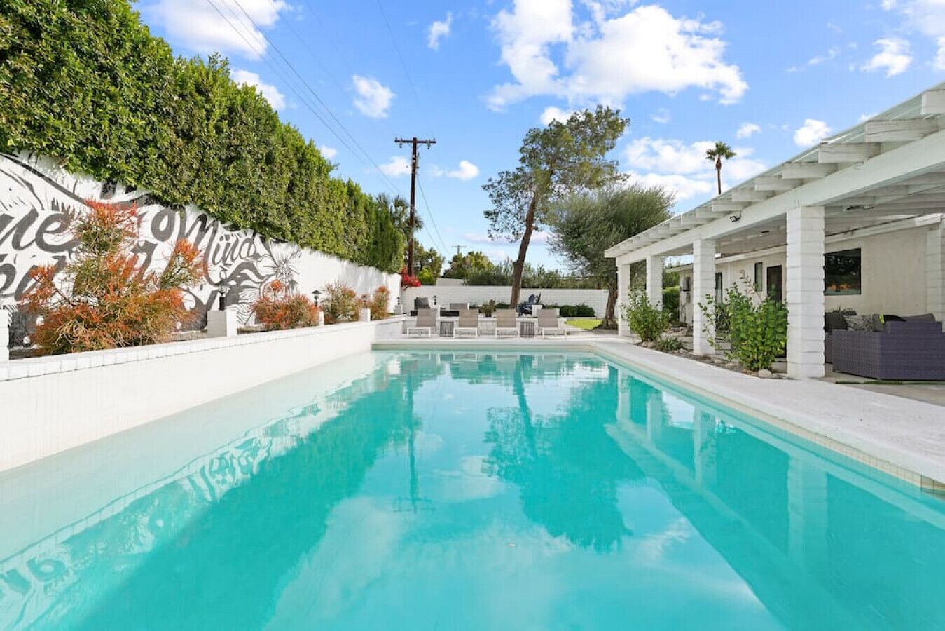 Una piscina riscaldata