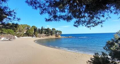 Quiet house with garden, 4 bedrooms, near the beach in Llançà