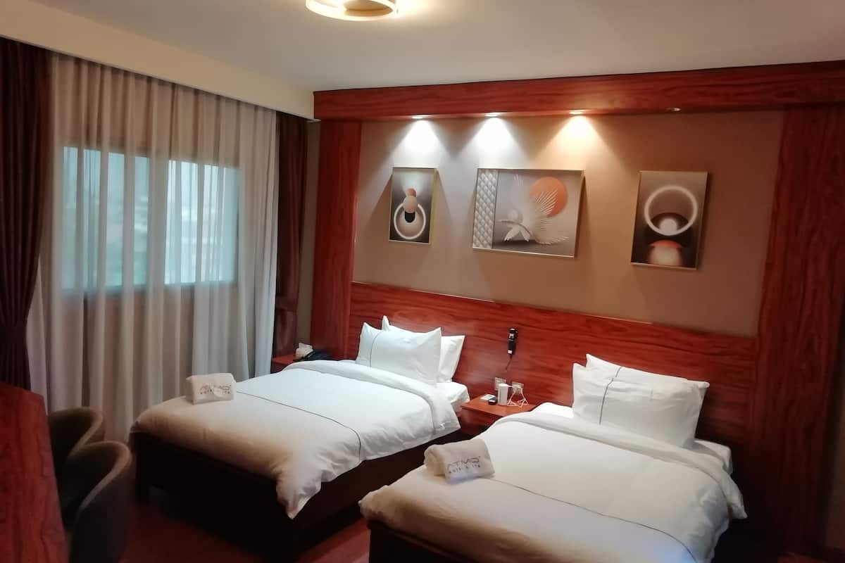 business double room | 1 bedroom, select comfort beds, minibar, laptop workspace