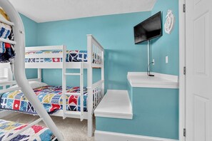 3 chambres, bureau, Wi-Fi gratuit