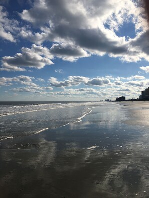 On the beach