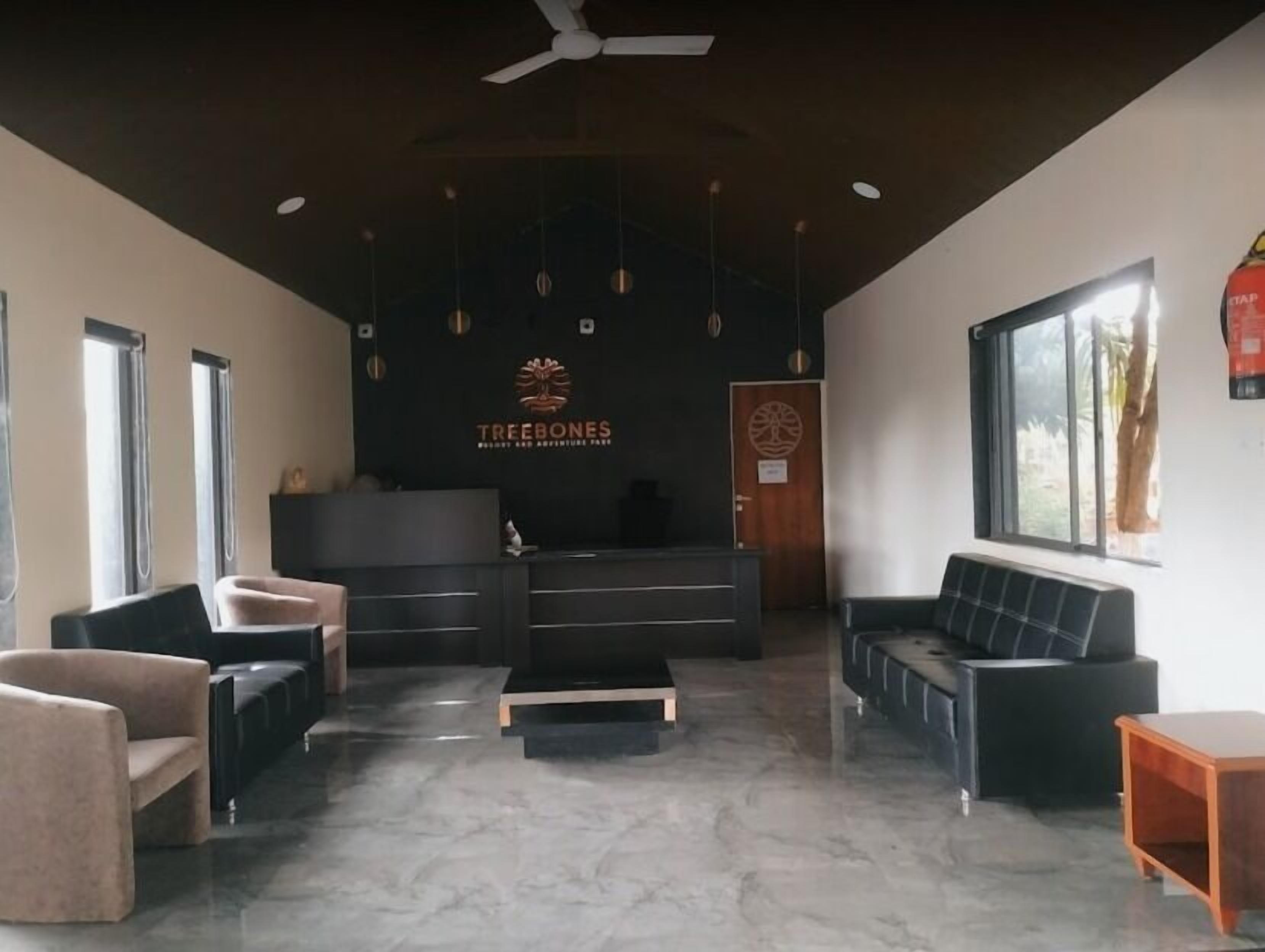 Reception. Treebones resort and adventure park