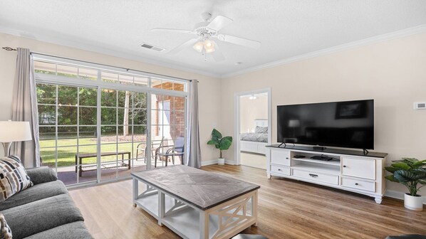 Televisión y reproductor de DVD 