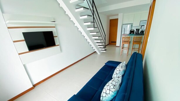 Appartamento familiare | Area soggiorno | Smart TV 32 pollici con canali digitali, TV