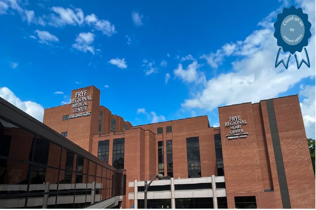 Frye Regional Medical Center 4 miles away
