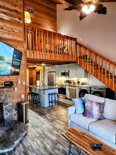 PowderMonkey 2br/2ba+Loft - Ski out & PET friendly