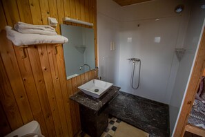 Shower - Magnificient SUITE with panoramic mountain views (Akesri)
