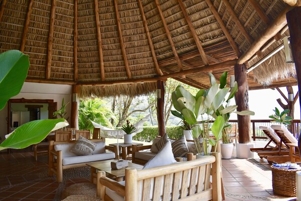 Terrace/patio - Stunning Ocean View Villa with Private Pool - 3 Bed, 3.5 Bath Luxury Getaway (Punta Islita)
