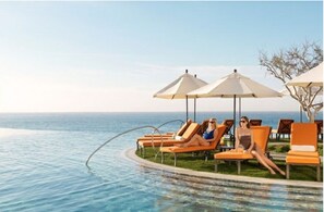 Piscine extérieure, piscine chauffée