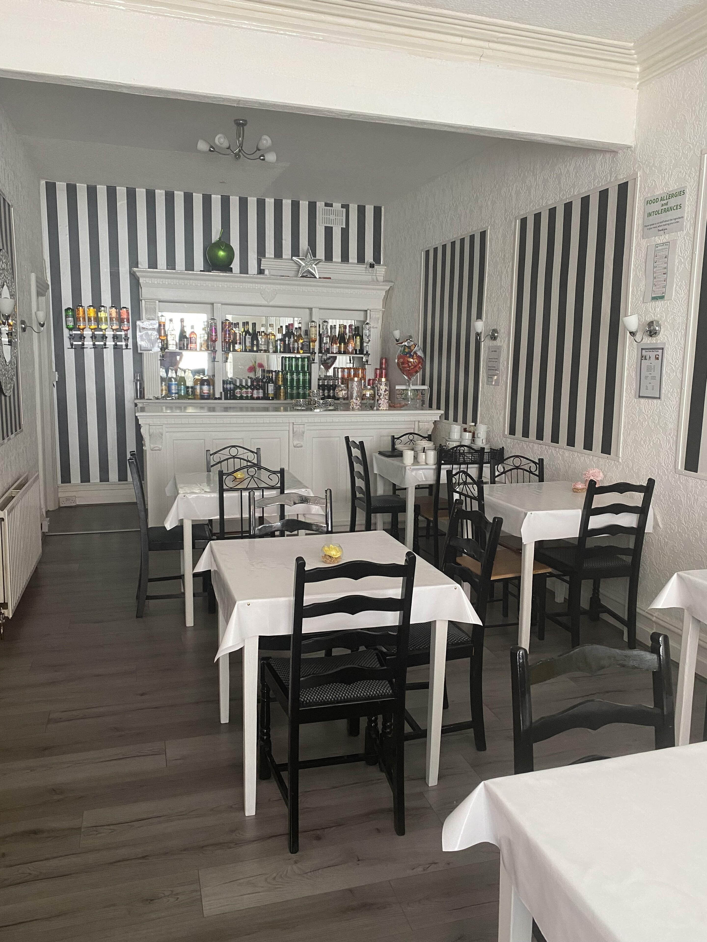 30-inch flat-screen TV with satellite channels, TV