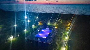Aerial view - Casa Vacanze Mare Nostrum beach front (Campofelice di Roccella)