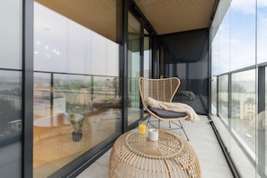 Departamento, 2 habitaciones, balcón, vista al mar | Balcón