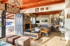 Villa | Living area - Magical View, Villa Asproneri, Kamena Vourla (Kamena Vourla)