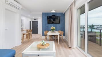 Apartment, 2 Schlafzimmer, Poolzugang | 9 Schlafzimmer, Bettwäsche