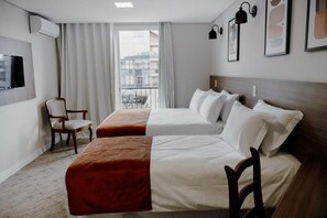 Luxury Triple Room, Balcony, City View | View from room