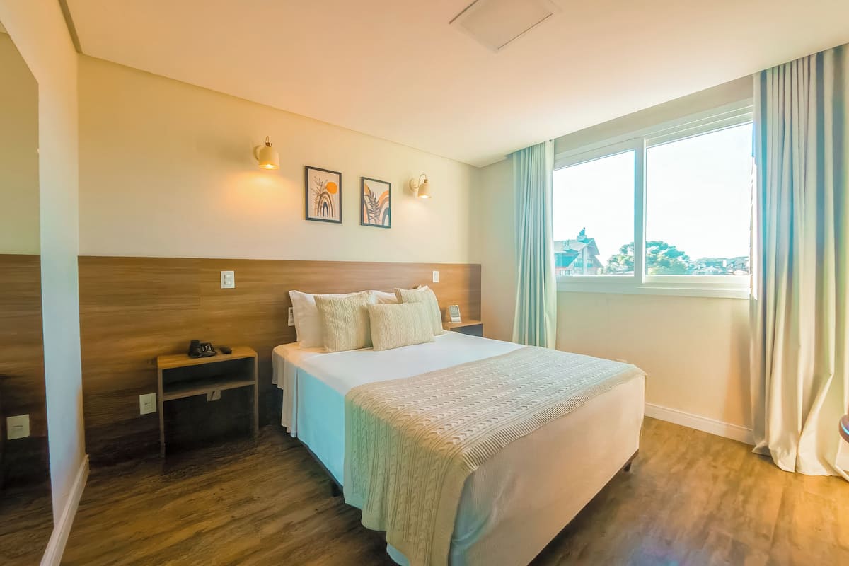 Luxury Double Room, City View | Hypo-allergenic bedding available, minibar, in-room safe