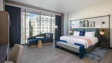 Egyptian cotton sheets, premium bedding, pillowtop beds, in-room safe