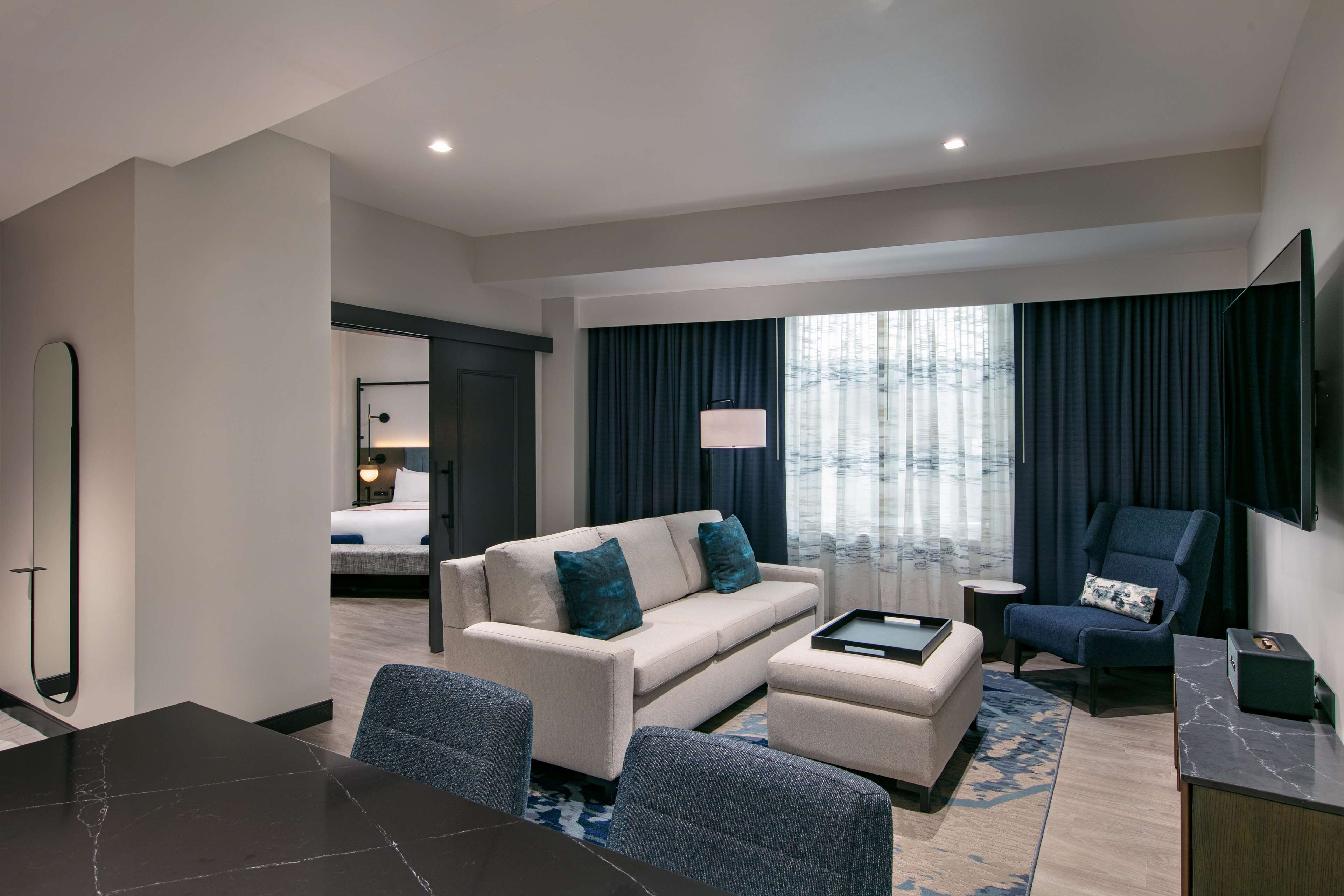 Egyptian cotton sheets, premium bedding, pillowtop beds, in-room safe