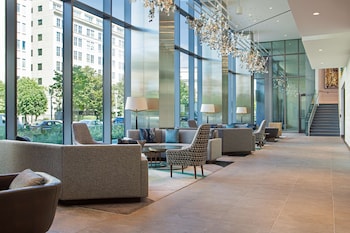 Hotel entrance and lobby at The Royal Sonesta Washington DC Capitol Hill