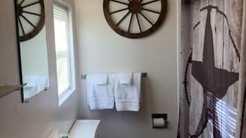 Combined shower/tub