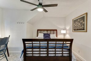 Desk, iron/ironing board, travel crib, free WiFi