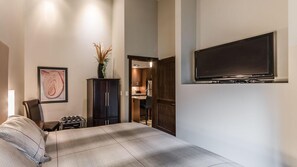 1 bedroom, travel crib, WiFi, bed sheets