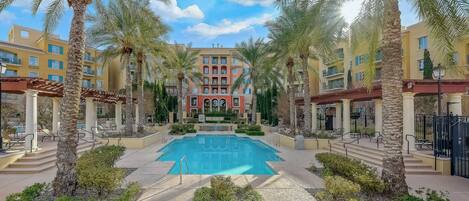 Una piscina climatizada