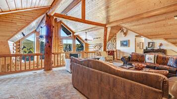 TV, fireplace, video games, table tennis