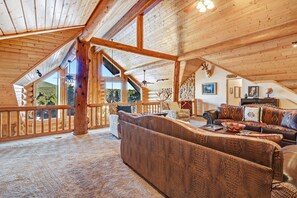 TV, fireplace, video games, table tennis - Hot Tub | Log-cabin | Game Room | Sundance (Angel Fire)