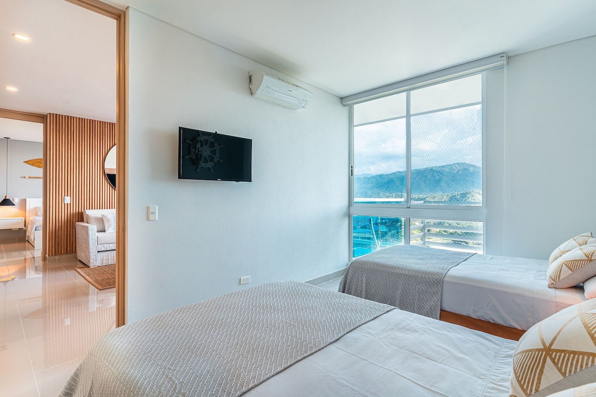 Appartement Deluxe | 1 chambre, literie de qualité, décor unique, ameublement unique