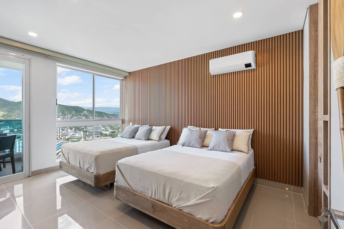 Appartement Deluxe | 1 chambre, literie de qualité, décor unique, ameublement unique