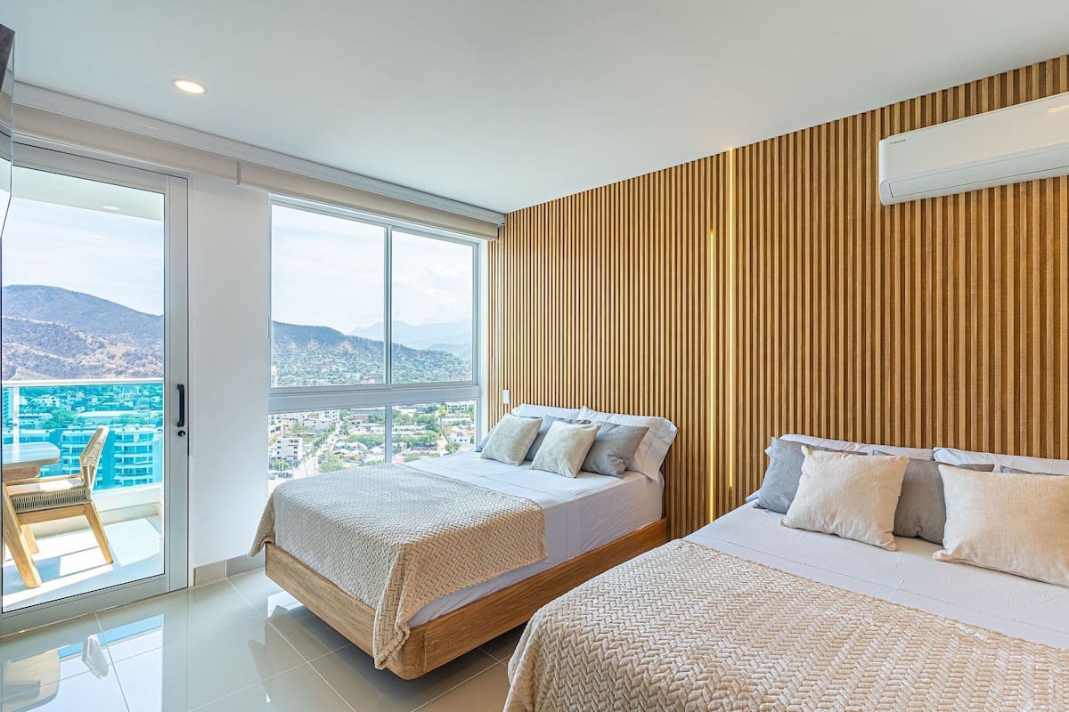 Appartement Deluxe | 1 chambre, literie de qualité, décor unique, ameublement unique