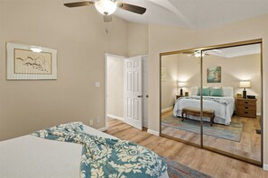 2 bedrooms, iron/ironing board, travel crib, free WiFi