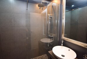 Shower, hair dryer