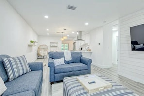 Smart TV, foosball, offices