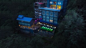 Outdoor wedding area